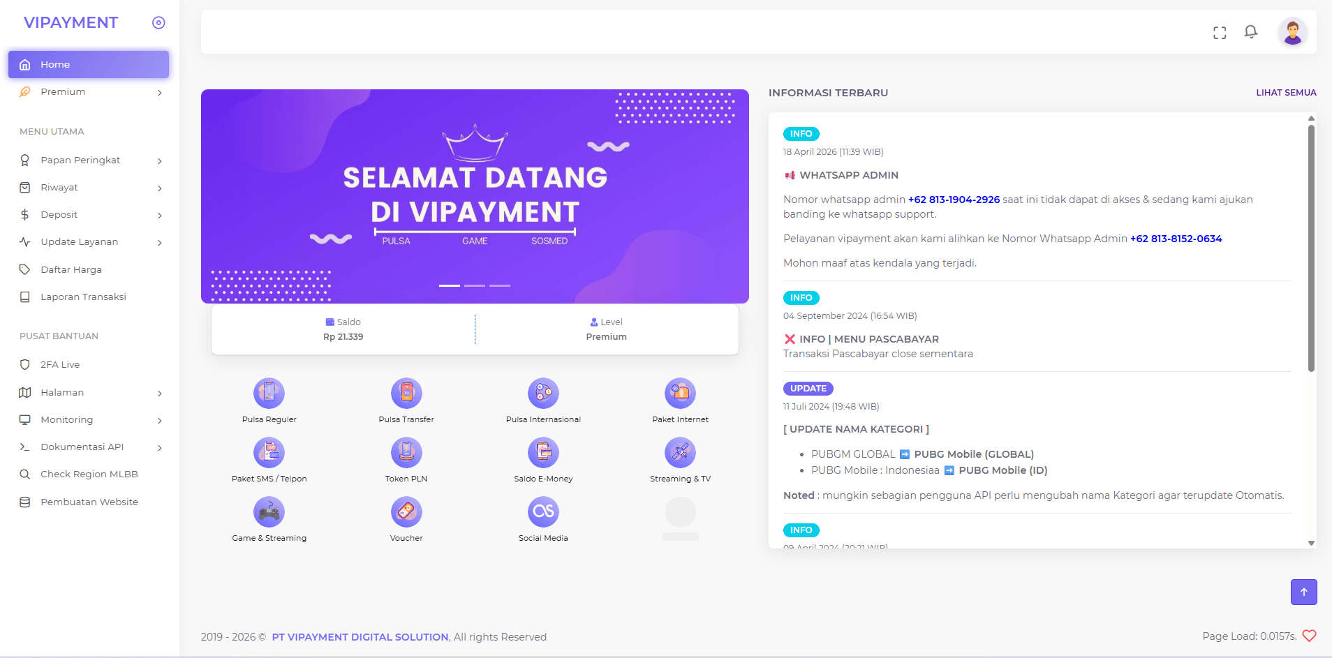VIPayment - B2B Reseller Platform for Digital Products screenshot